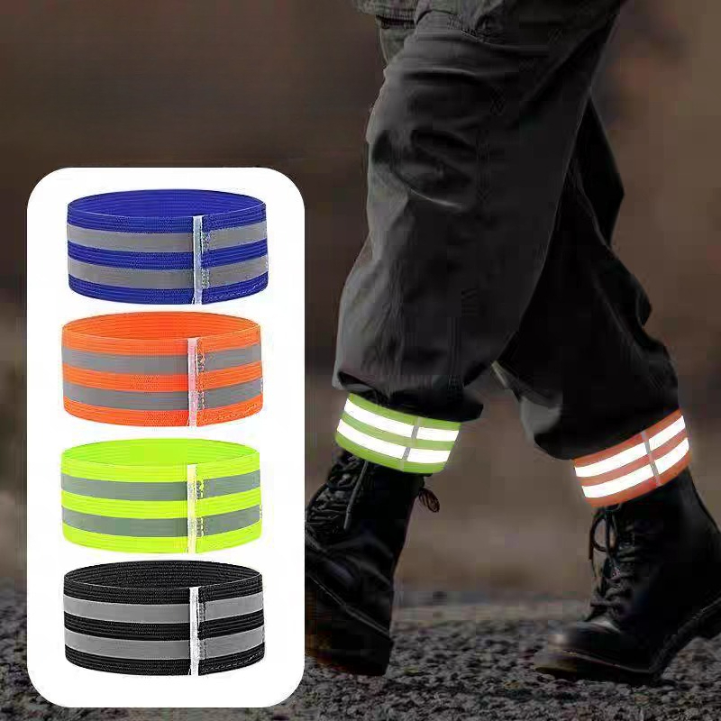 Running Gear Parts - 2-10PCS Reflective Bicycle Trouser Straps Night