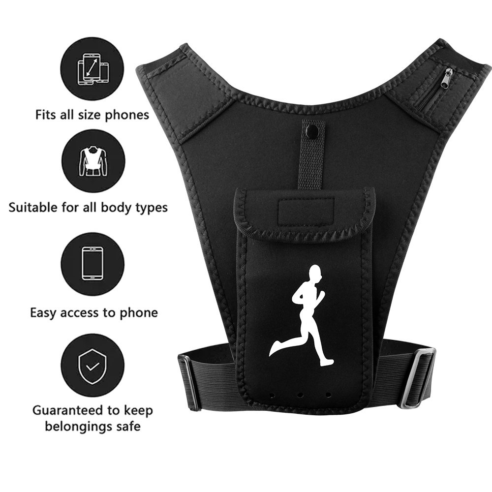 Adjustable Running Vest Phone  - огляд і ціна Running Gear Hydration