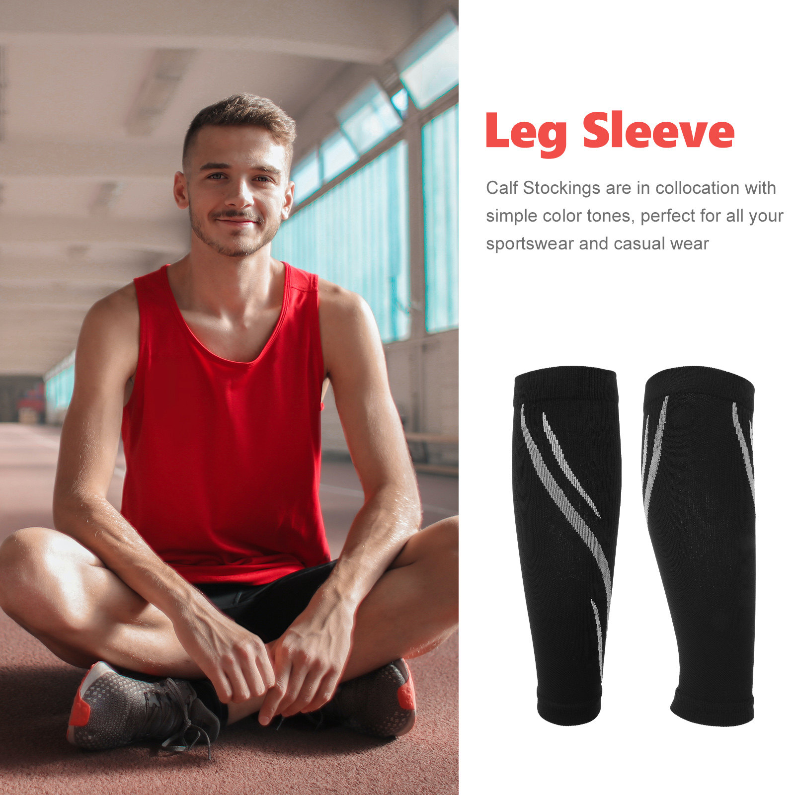 1Pair Calf Compression Sleeves - огляд і ціна Compression Calf Sleeve