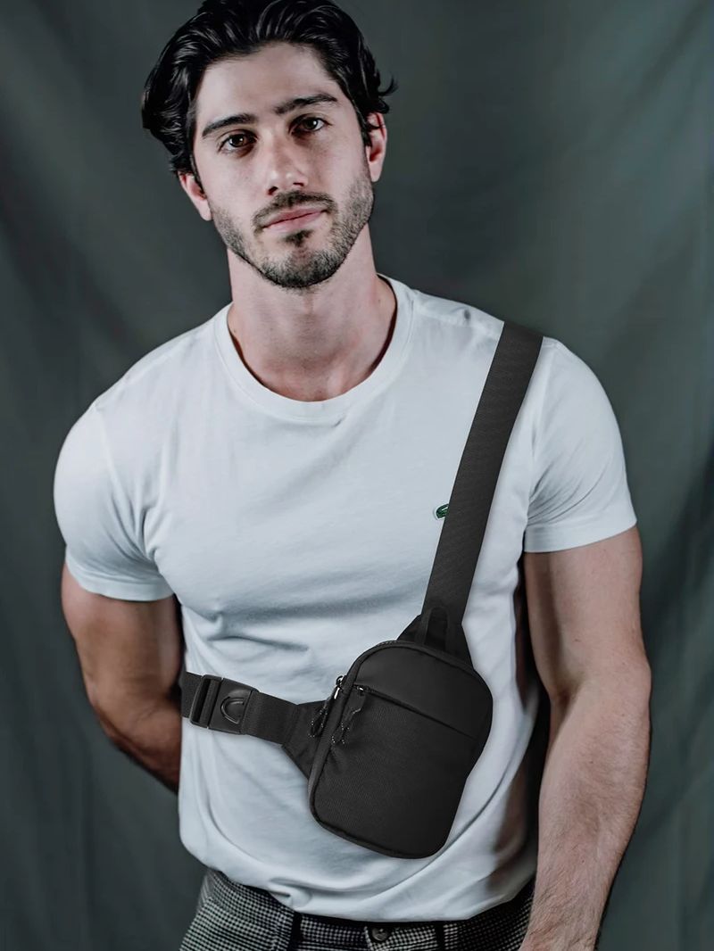 Casual Men Shoulder Chest Bag  - огляд і ціна Running Gear Phone