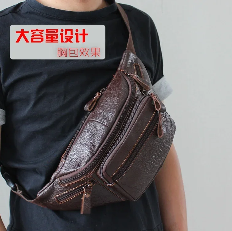 Genuine Cowhide Leather Waist  - огляд і ціна Running Gear Phone