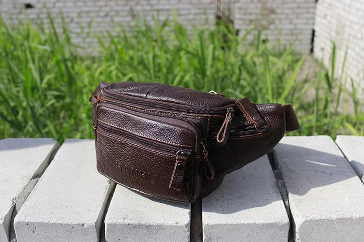 Genuine Cowhide Leather Waist  - огляд і ціна Running Gear Phone