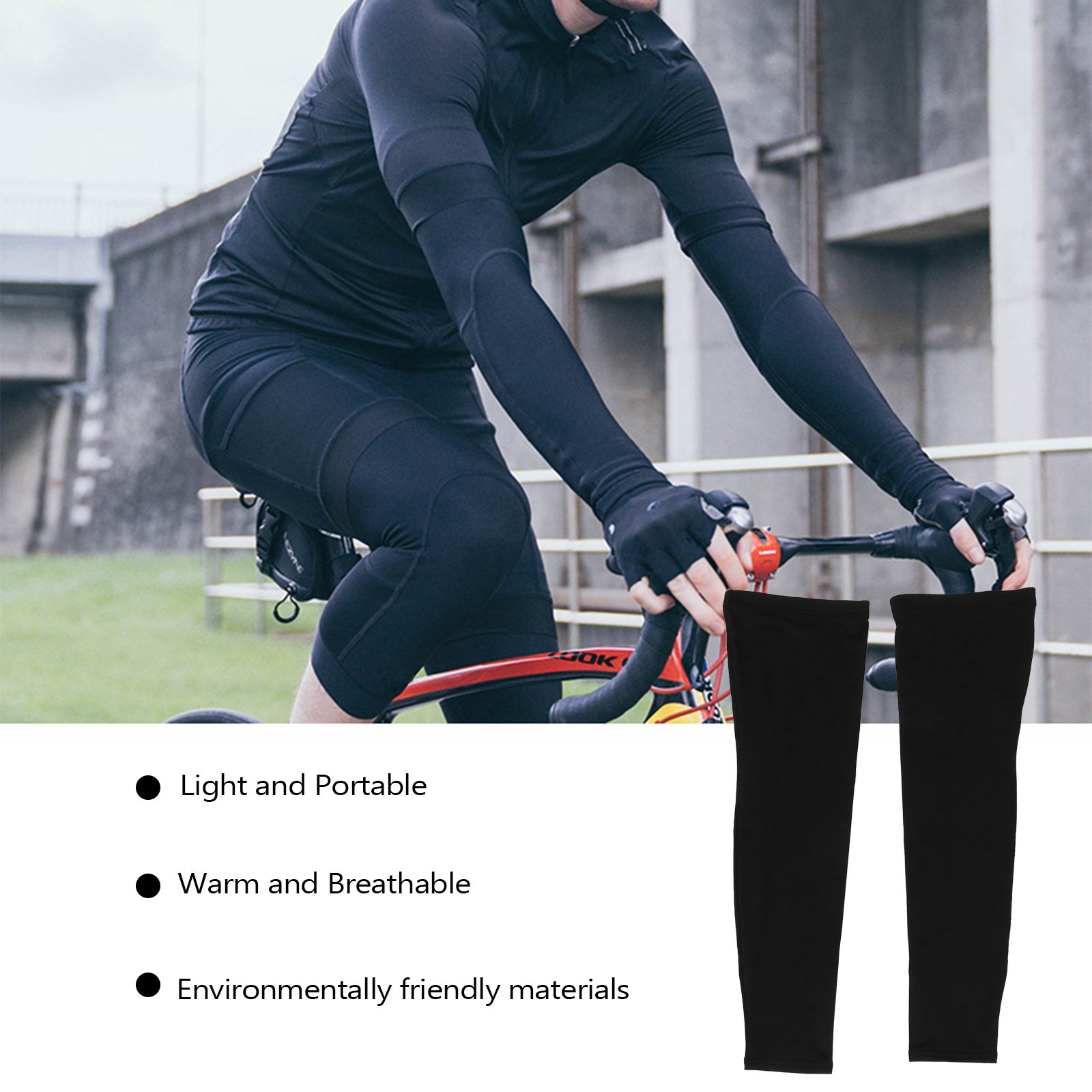 1Pair Autumn Winter Cycling Le - огляд і ціна Compression Calf Sleeve